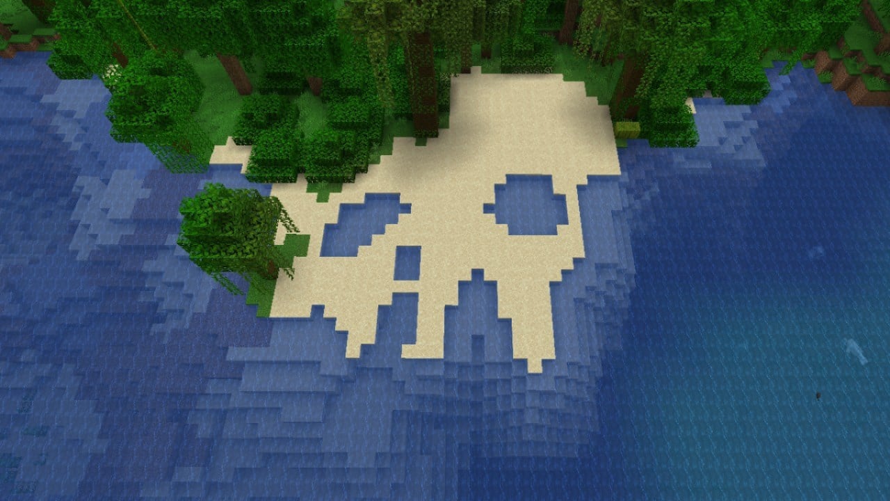 Skull Beach Minecraft Seed